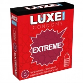 Текстурированные презервативы LUXE Royal Extreme - 3 шт. - Luxe - купить с доставкой в Волжском