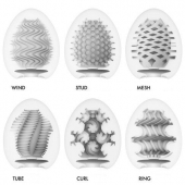 Набор из 6 мастурбаторов Tenga EGG IV с различным рельефом - Tenga - в Волжском купить с доставкой