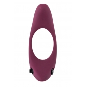 Бордовое эрекционное виброкольцо Lunar - Lola Games - в Волжском купить с доставкой