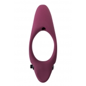 Бордовое эрекционное виброкольцо Stardust - Lola Games - в Волжском купить с доставкой