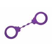 Фиолетовые силиконовые поножи Limitation - Lola Games - купить с доставкой в Волжском