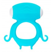 Голубое виброкольцо на пенис Sair - A-toys - в Волжском купить с доставкой