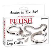 Металлические наручники Metal Leg Cuffs - Pipedream - купить с доставкой в Волжском