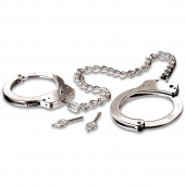 Металлические наручники Metal Leg Cuffs - Pipedream - купить с доставкой в Волжском