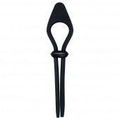 Черное эрекционное лассо с вибропулей Black Tie Affair - Zero Tolerance - в Волжском купить с доставкой