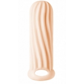 Телесный фаллоудлинитель Homme Wide - 13 см. - Lola Games - в Волжском купить с доставкой