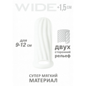 Белый фаллоудлинитель Homme Wide - 11 см. - Lola Games - в Волжском купить с доставкой