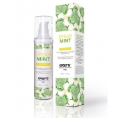 Разогревающее массажное масло Gourmet Spearmint Organic с органическими ингредиентами - 50 мл. - Exsens - купить с доставкой в Волжском
