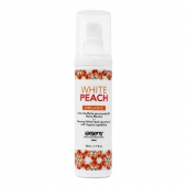 Разогревающее массажное масло Gourmet White Peach Organic с органическими ингредиентами - 50 мл. - Exsens - купить с доставкой в Волжском