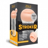 Мастурбатор-ротик ZOLO DEEP THROAT - Zolo - в Волжском купить с доставкой