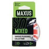 Презервативы в пластиковом кейсе MAXUS AIR Mixed - 3 шт. - Maxus - купить с доставкой в Волжском