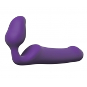Фиолетовый безремневой страпон Queens L - Adrien Lastic - купить с доставкой в Волжском