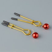 Золотистые зажимы с колокольчиками Gold - Sitabella - купить с доставкой в Волжском