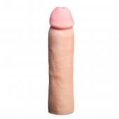 Телесная фаллическая насадка на пенис Magnum Xtender - 23 см. - Blush Novelties - в Волжском купить с доставкой