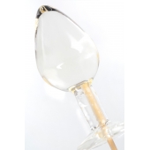 Прозрачный леденец в форме малой анальной пробки со вкусом пина колада - Sosuчki - купить с доставкой в Волжском