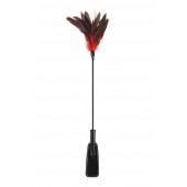 Стек-щекоталка Sweet Caress Feather Whip - 58 см. - Sweet Caress - купить с доставкой в Волжском