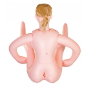 Надувная секс-кукла с реалистичной головой и поднятыми ножками - ToyFa - в Волжском купить с доставкой