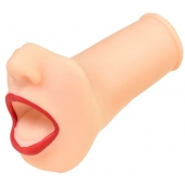 Мастурбатор-ротик с алыми губами - ToyFa - в Волжском купить с доставкой