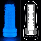 Светящийся в темноте мастурбатор Lumino Play Masturbator Ribbed - Lovetoy - в Волжском купить с доставкой