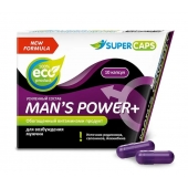 Возбуждающее средство для мужчин Mans Power plus - 10 капсул (0,35 гр.) +1 в подарок - SuperCaps - купить с доставкой в Волжском