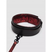 Стильный ошейник с поводком Reversible Faux Leather Collar and Lead - Fifty Shades of Grey - купить с доставкой в Волжском