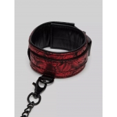 Красно-черные оковы Reversible Faux Leather Ankle Cuffs - Fifty Shades of Grey - купить с доставкой в Волжском