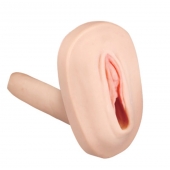 Мастурбатор-вагина с вибрацией и выносным пультом управления REALSTUFF SMOOTH   BALD - Dream Toys - в Волжском купить с доставкой