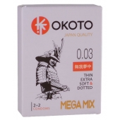 Набор из 4 презервативов OKOTO MegaMIX - Sitabella - купить с доставкой в Волжском
