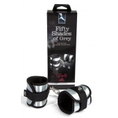 Серо-черные наручники Totally His - Fifty Shades of Grey - купить с доставкой в Волжском