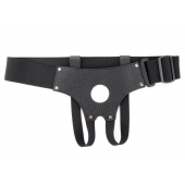 Универсальные черные трусики для страпона - БДСМ Арсенал - купить с доставкой в Волжском