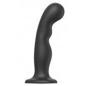 Черная насадка Strap-On-Me Dildo Plug P G size XXL - Strap-on-me - купить с доставкой в Волжском