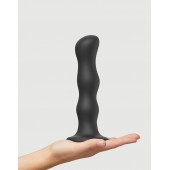 Черная насадка Strap-On-Me Dildo Geisha Balls size XL - Strap-on-me - купить с доставкой в Волжском