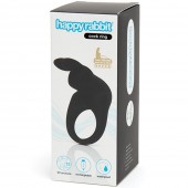 Черное эрекционное виброкольцо Happy Rabbit Rechargeable Rabbit Cock Ring - Happy Rabbit - в Волжском купить с доставкой