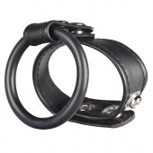 Двойное кольцо выносливости на пенис DUAL STAMINA RING - BlueLine - в Волжском купить с доставкой