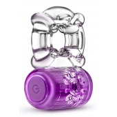 Фиолетовое эрекционное виброкольцо One Night Stand Vibrating C-Ring - Blush Novelties - в Волжском купить с доставкой