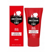 Крем-пролонгатор CBD from Amsterdam Delay Cream - 50 мл. - Shots Media BV - купить с доставкой в Волжском