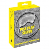 Прозрачная насадка на пенис Piss Play Sleeve для игр с мочеиспусканием - Orion - купить с доставкой в Волжском