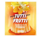 Пробник гель-смазки Tutti-frutti со вкусом ванильного пудинга - 4 гр. - Биоритм - купить с доставкой в Волжском