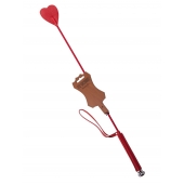 Стек с красным наконечником-сердечком - 70 см. - Sitabella - купить с доставкой в Волжском