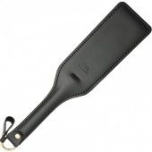 Черная кожаная шлепалка SitaBlack - 30 см. - Sitabella - купить с доставкой в Волжском