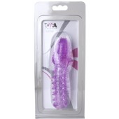 Фиолетовая насадка, удлиняющая половой член - 13,5 см. - Toyfa Basic - в Волжском купить с доставкой