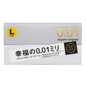 Презервативы Sagami Original 0.02 L-size увеличенного размера - 5 шт. - Sagami - купить с доставкой в Волжском