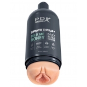 Телесный мастурбатор-вагина Shower Therapy Milk Me Honey - Pipedream - в Волжском купить с доставкой
