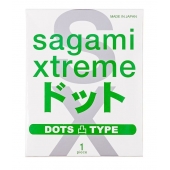 Презерватив Sagami Xtreme Type-E с точками - 1 шт. - Sagami - купить с доставкой в Волжском