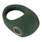 Зеленое эрекционное виброкольцо Luxurious Vibro Cock Ring - Orion - в Волжском купить с доставкой