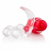 Виброкольцо с язычком и красным виброэлементом Overtime - Screaming O - в Волжском купить с доставкой