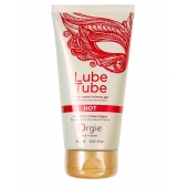 Интимный гель на водной основе Lube Tube Hot с разогревающим эффектом - 150 мл. - ORGIE - купить с доставкой в Волжском