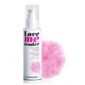 Съедобное согревающее массажное масло Love Me Tender Cotton Candy с ароматом сладкой ваты - 100 мл. - Love to Love - купить с доставкой в Волжском