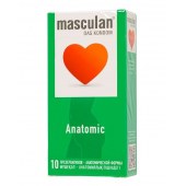 Презервативы анатомической формы Masculan Anatomic - 10 шт. - Masculan - купить с доставкой в Волжском