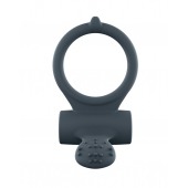 Серое перезаряжаемое эрекционное кольцо с вибрацией Power Clit - Dorcel - в Волжском купить с доставкой